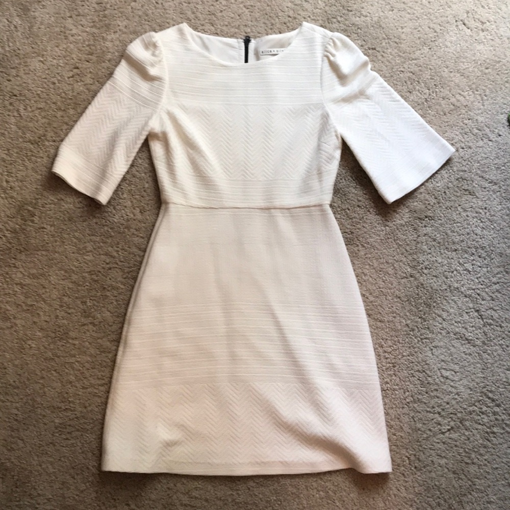 Alice + Olivia conservative, yet flattering dress